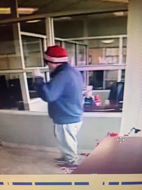 Bank robbery suspect